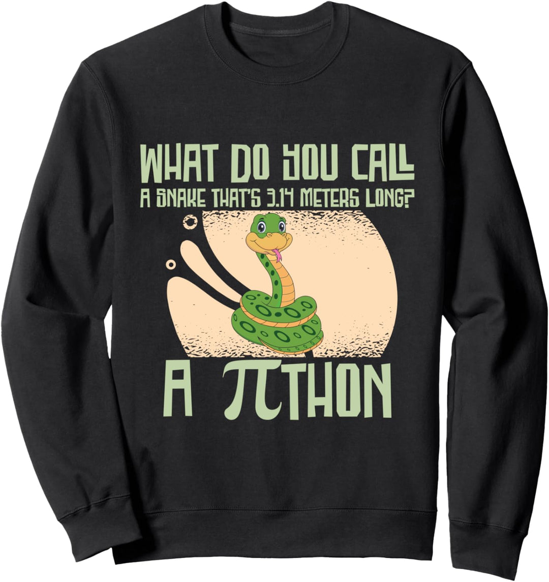 Math Pi Python Snake 3.14 Long Mathematic Pi Day Sweatshirt