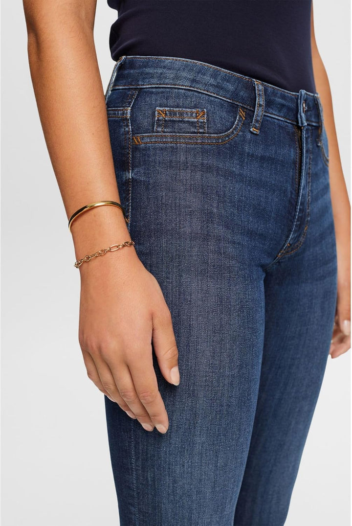 ESPRIT Damen Jeans 25W / 32L 901/Blue Dark Wash, 25W / 32L 901/Blue Dark Wash