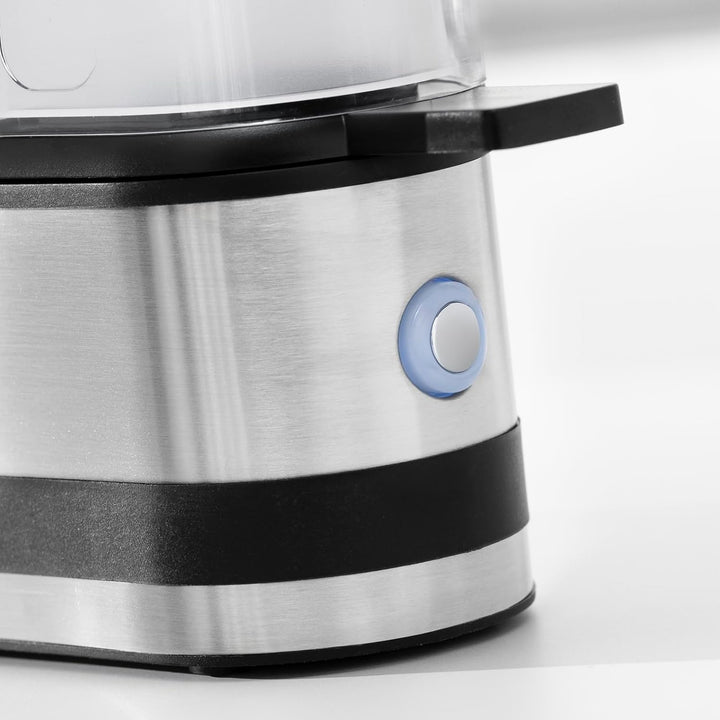 WMF Küchenminis 2-Eier-Kocher, Eierkocher für 1-2 Eier, mit Eipick, BPA-freies Tritan, 250 W, cromar