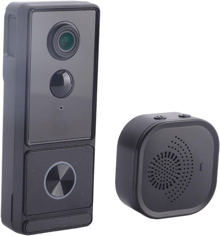 1080P Smart Video-Türklingel, 5G WiFi Zwei-Wege-WLAN-Türklingelkamera, Lange Akkulaufzeit, PIR-Erken