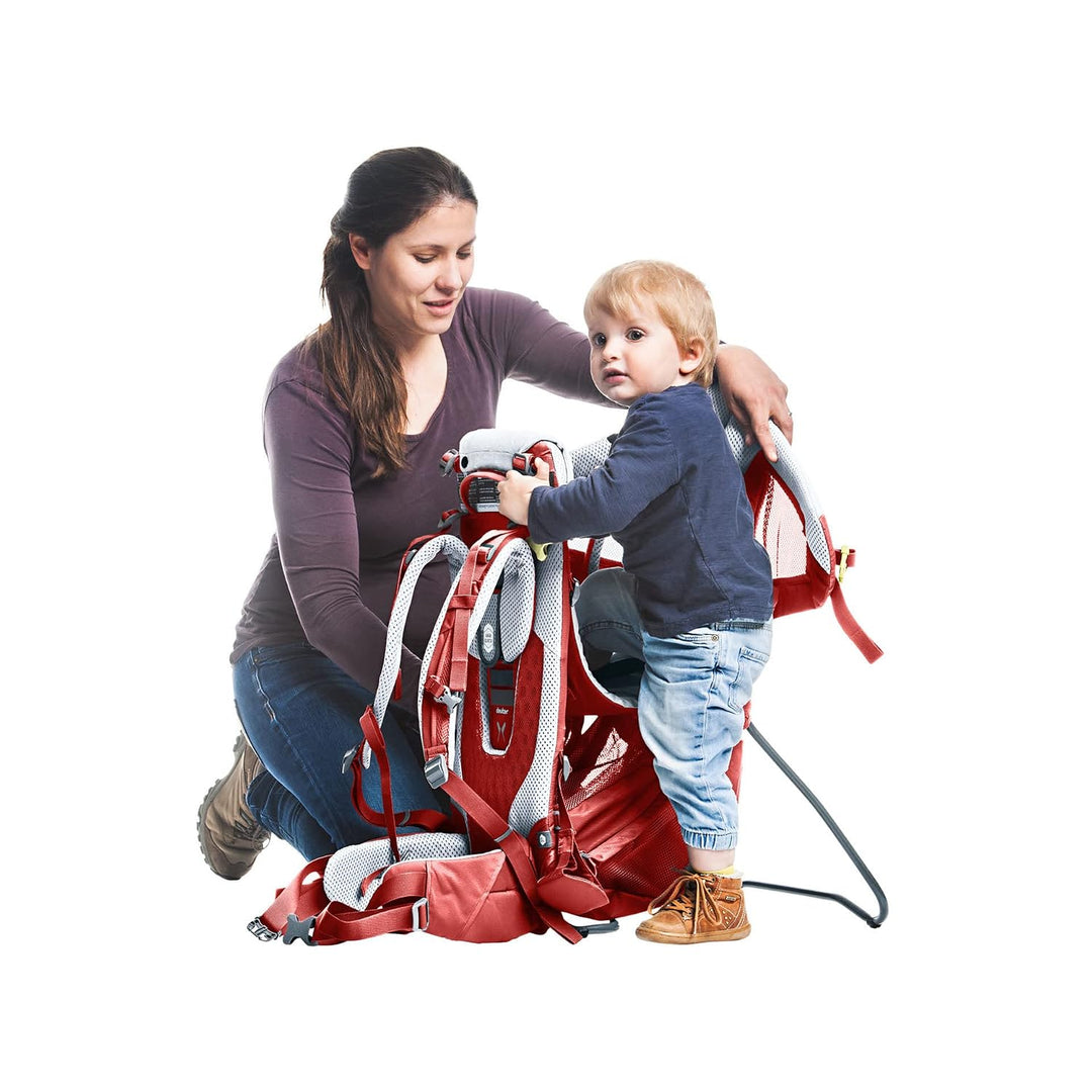deuter Kid Comfort Active SL leichte Damen Kindertrage, 12 L currant 12 L, currant 12 L