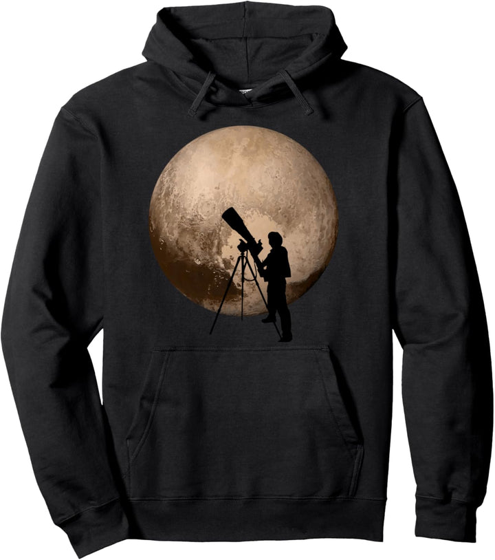 Astronomie Astrologie Planeten Sterne Pluto Geschenkidee Pullover Hoodie