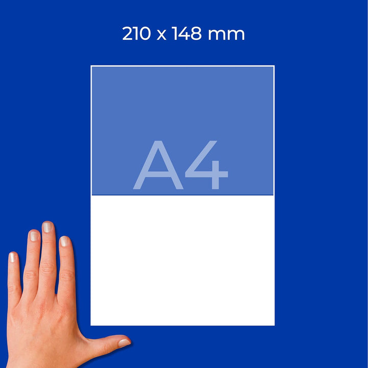 AVERY Zweckform 3655 Universal Etiketten (200 Klebeetiketten, 210x148mm auf A4, bedruckbare Versande