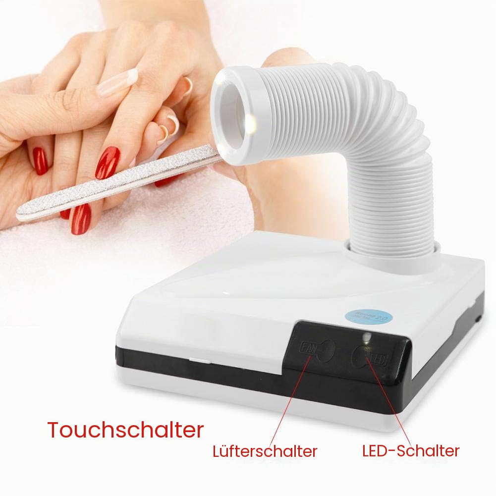 60W 2 In 1 Nagelstaubsauger, Sun Nail Nagel Staubabsauger, Professioneller Nagelstaubsammler, Verbes