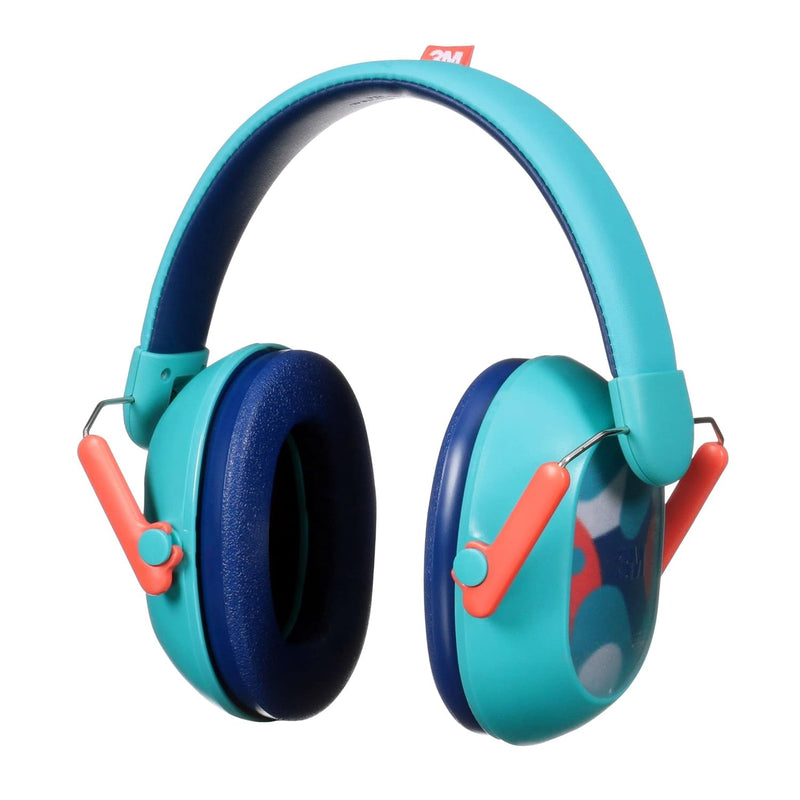 3M Gehörschutz für Kinder PKIDSP-TEAL-E, Ohrenschützer zum Schutz bei lauter Umgebung (87-98 dB), Lä
