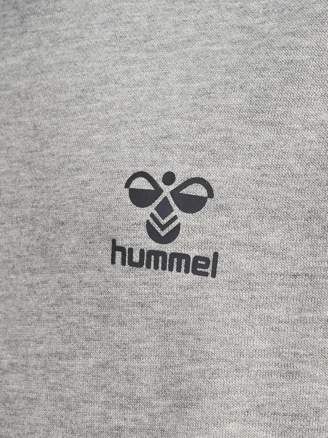 hummel Uni_Kids Hmloffgrid Hoodie Kids Hooded Sweatshirt 128 Grey Melange/Forged Iron, 128 Grey Mela