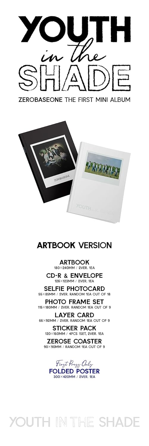 ZEROBASEONE - YOUTH IN THE SHADE (1st Mini Album) (YOUTH ver.), Youth Ver.