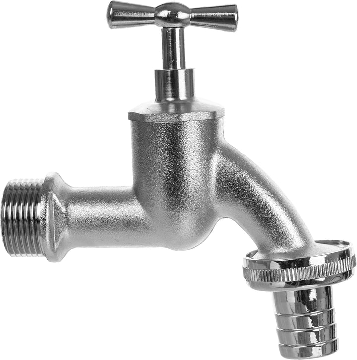KADAX Wasserhahn für Regenwassertank, Aussenhahn aus Metall mit 3/4 Zoll Gewinde für Garten, wetterf