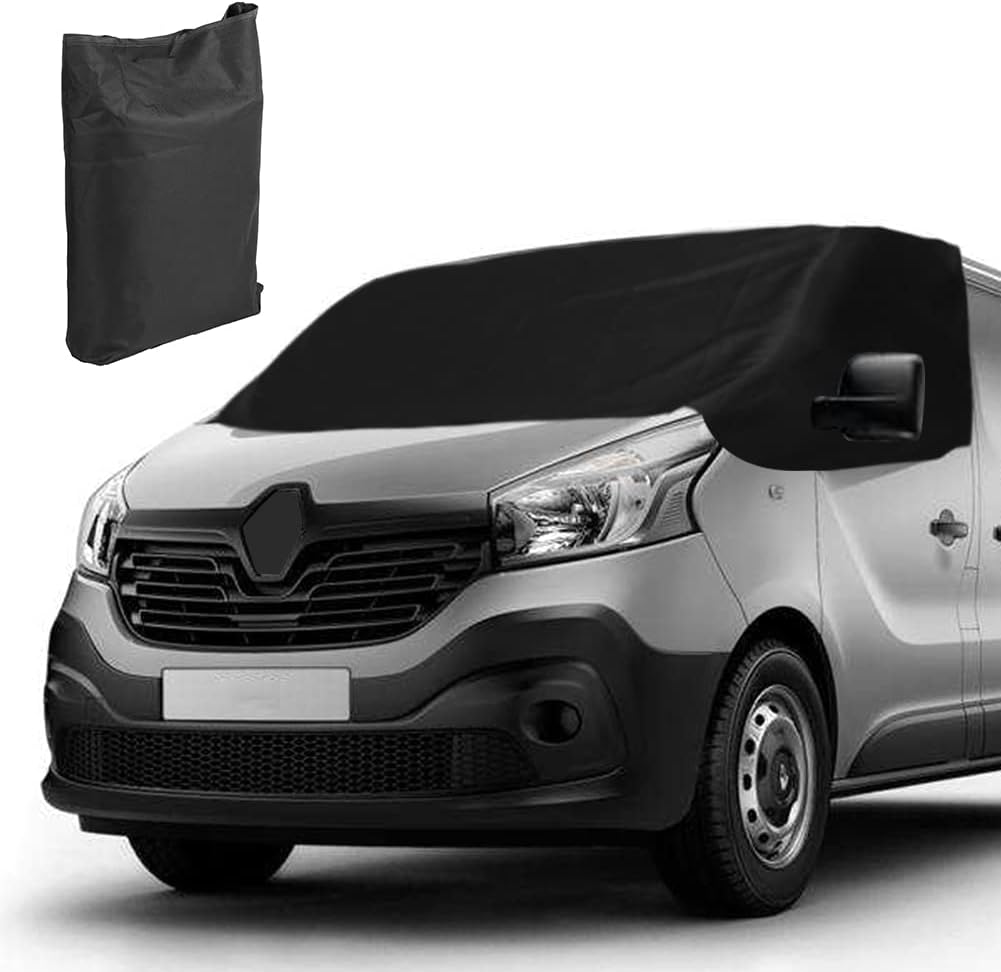Auto Windschutzscheiben Abdeckung Ersatz für Renault Trafic 2014-2023, 600D Luxus Frontscheiben Sonn