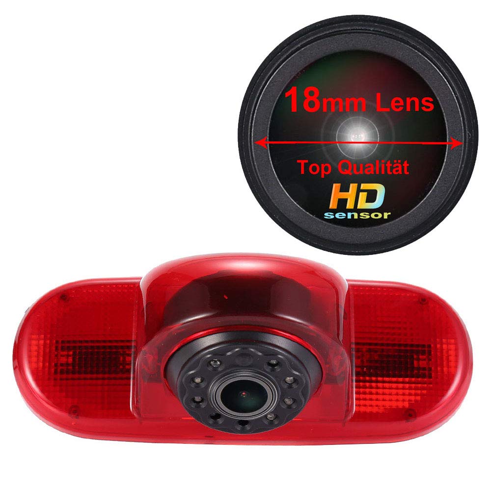 Navinio 1280X720 Pixel Auto Dritte Dach Top Mount Bremsleuchte Kamera Bremslicht Rückfahrkamera IR L