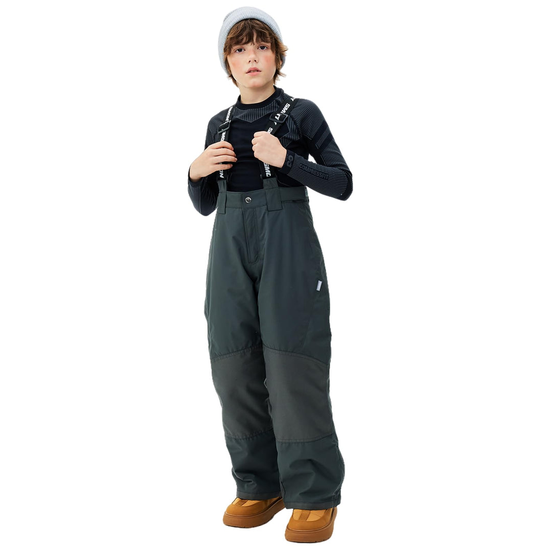 SMONTY Skihose für Kinder Mädchen Winter Wasserdicht Winddicht Warme Snowboard-Rückenhose Standard 1
