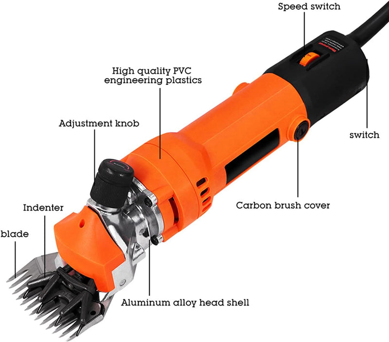 Elektrische Schermaschine Tragbare elektrische Schermaschine für Schafziegen, Schafalpakas und gross