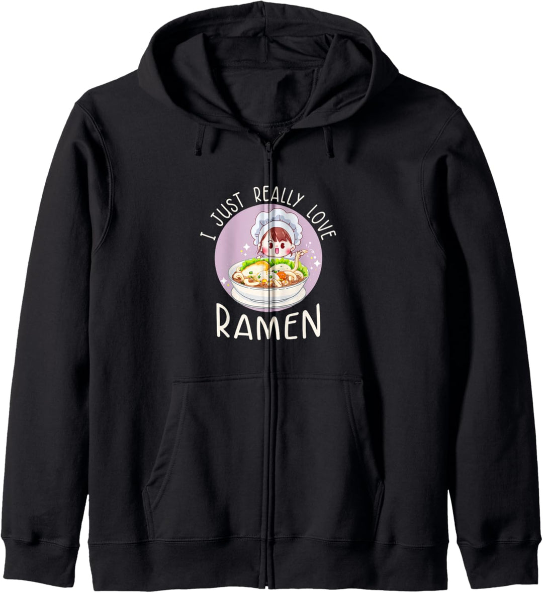 i just really love Ramen Girl Cool Manga japanese Kawaii Kapuzenjacke