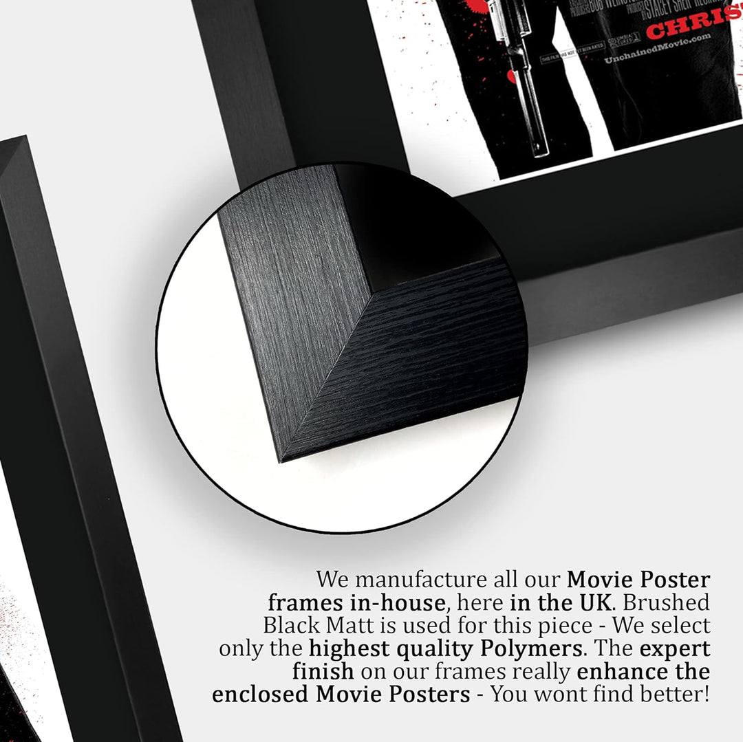 HWC Trading Django A3 Gerahmte Signiert Gedruckt Autogramme Bild Druck-Fotoanzeige Geschenk Für Jami