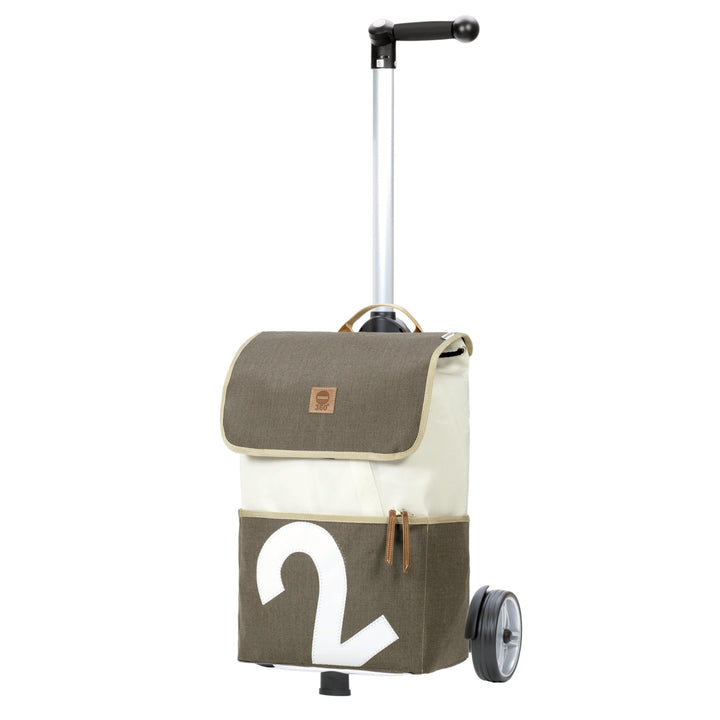 Andersen Shopper Unus und 51 Liter Tasche 360° Mole 2 grau, Mole 2