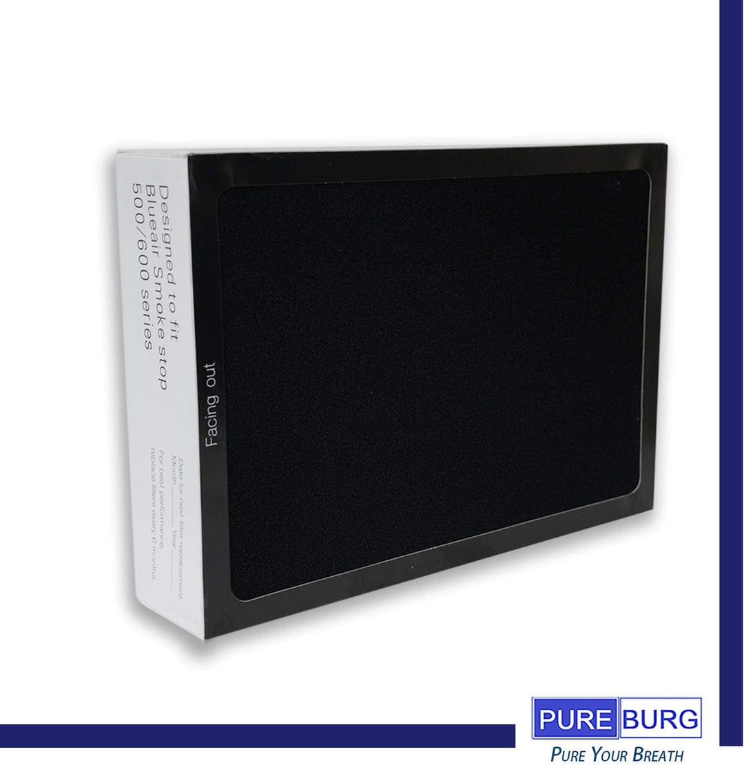 Unbekannt GreenR3 Ersatzfilter für Blueair 500/600 Serie SmokeStop Filter, Geruchsentferner Classic