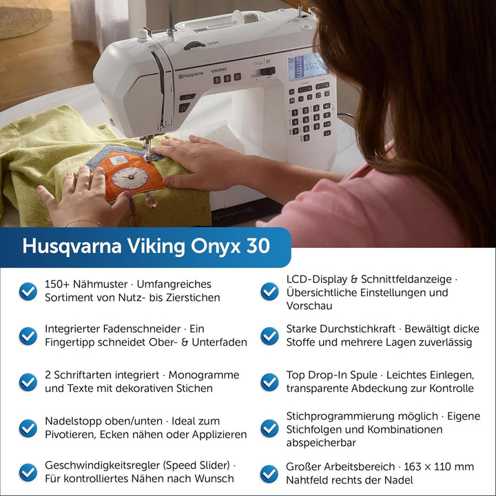 Husqvarna Viking Onyx 30 Computer Nähmaschine