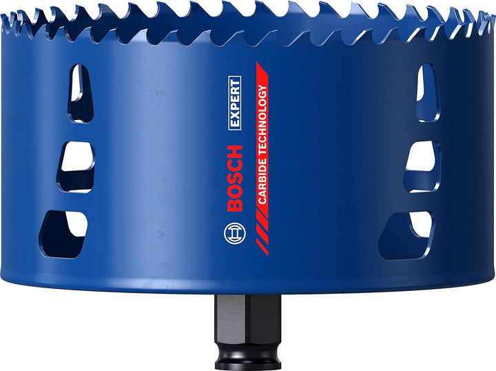 Bosch Professional 1x Expert Tough Material Lochsäge (für Holz mit Metall, Ø 127 mm, Zubehör Schlagb
