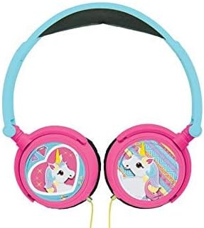 Lexibook, Einhorn, Stereo-Kopfhörer, kindersichere Lautstärke, klappbar und einstellbar, rosa/blau,