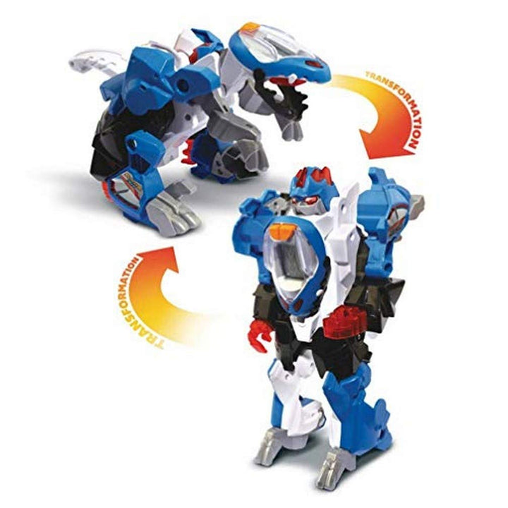 VTech – Switch & Go Dinos – Lutor – Super Stegosaurus – Buggy / Auto / Dinosaurier – französische Ve