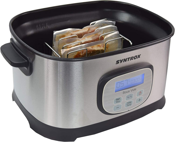 Syntrox Germany Sous Vide Kocher Multikocher, Vakuumgarer, Slow Cooker Langsamgarer, Schongarer der