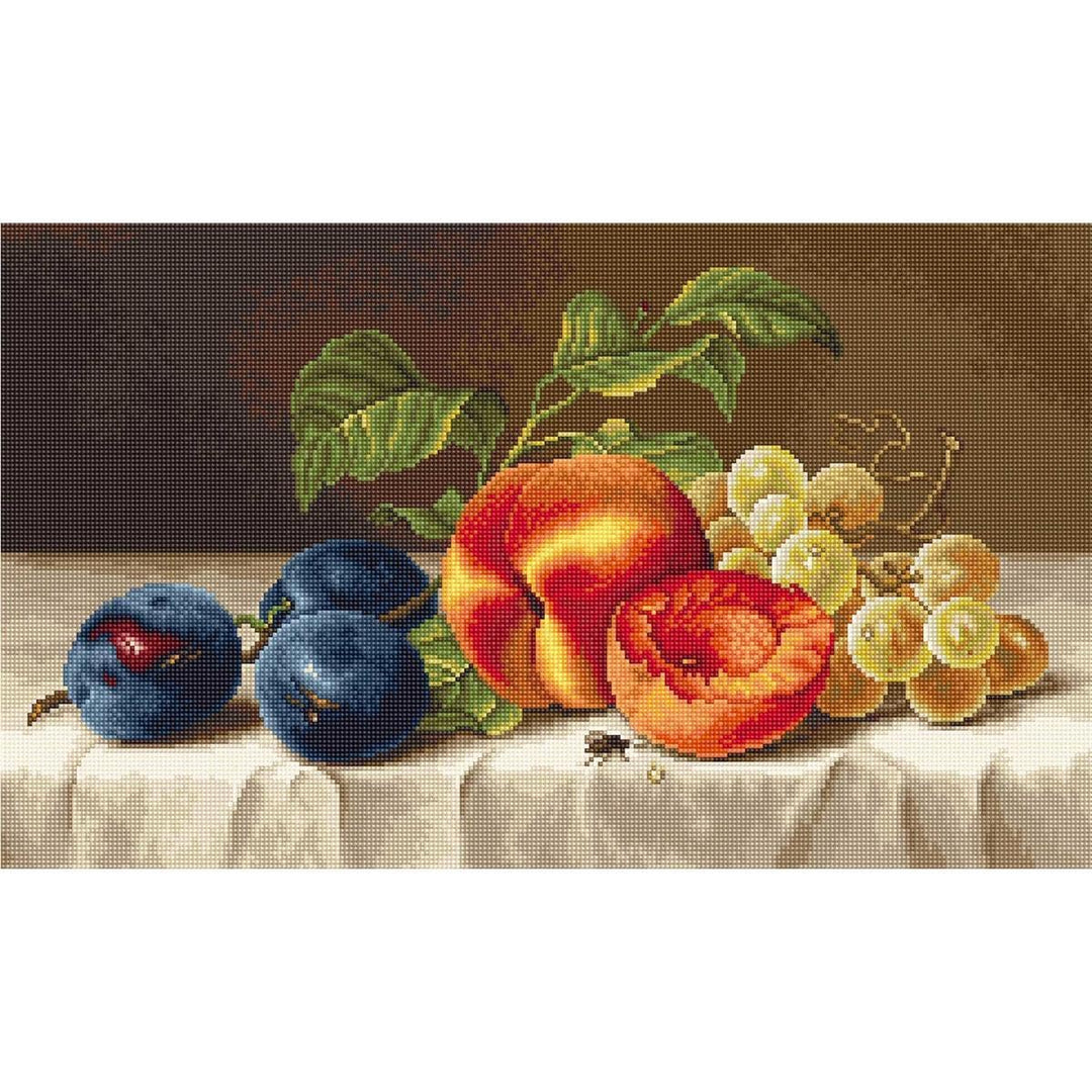 Luca-S B592 Kreuzstich Set, Mehrfarbig, 27x20cm