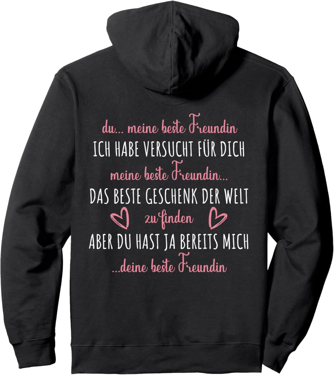 Partneroutfit für 2 Beste Freundin Mädchen | Lustig Geschenk Pullover Hoodie