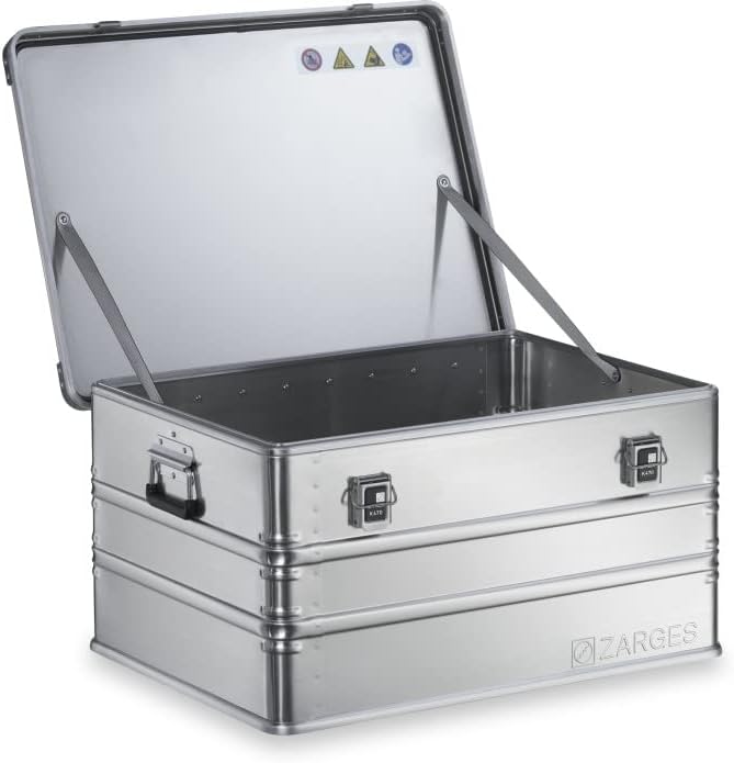 Zarges K470; 157l, IM: 750x550x380mm, silber, 750x550x380mm (Internal), 750x550x380mm (Internal)
