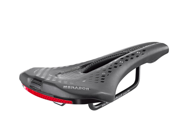 Fahrradsattel Montegrappa für den Einsatz E-MTB-GRAVEL Menador Air Flow Schwarz