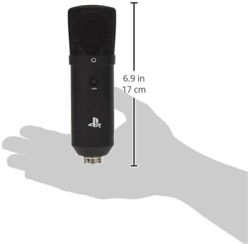 Mikrofon für Streaming, lizenziert von Sony, für PS5 und PS4.