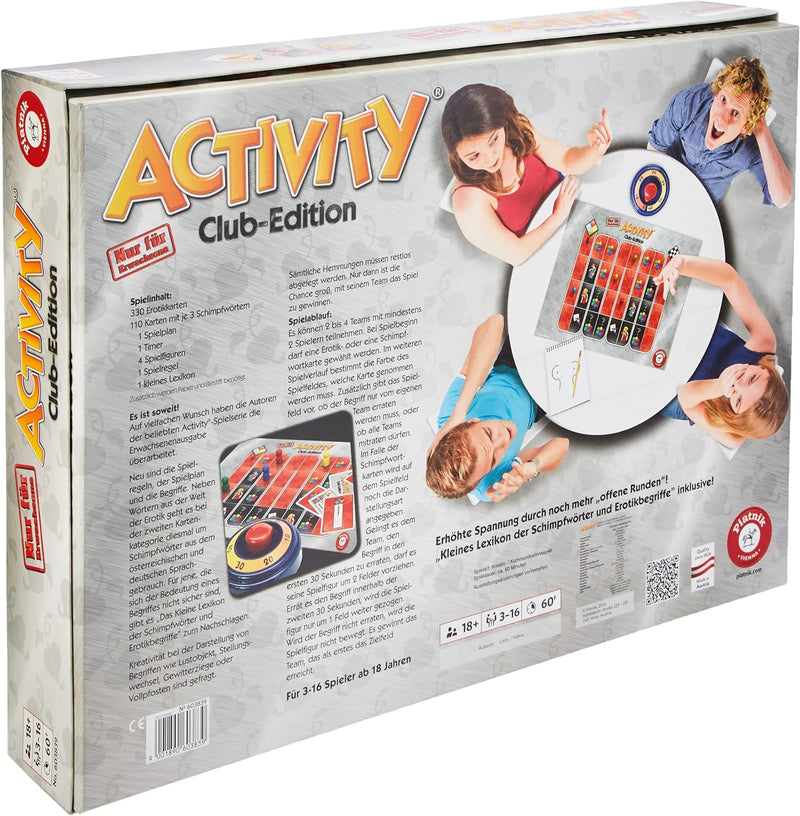 Piatnik Deutschland 6038 - Activity Club Edition ab 18 Jahren Activity Club 18+, Activity Club 18+