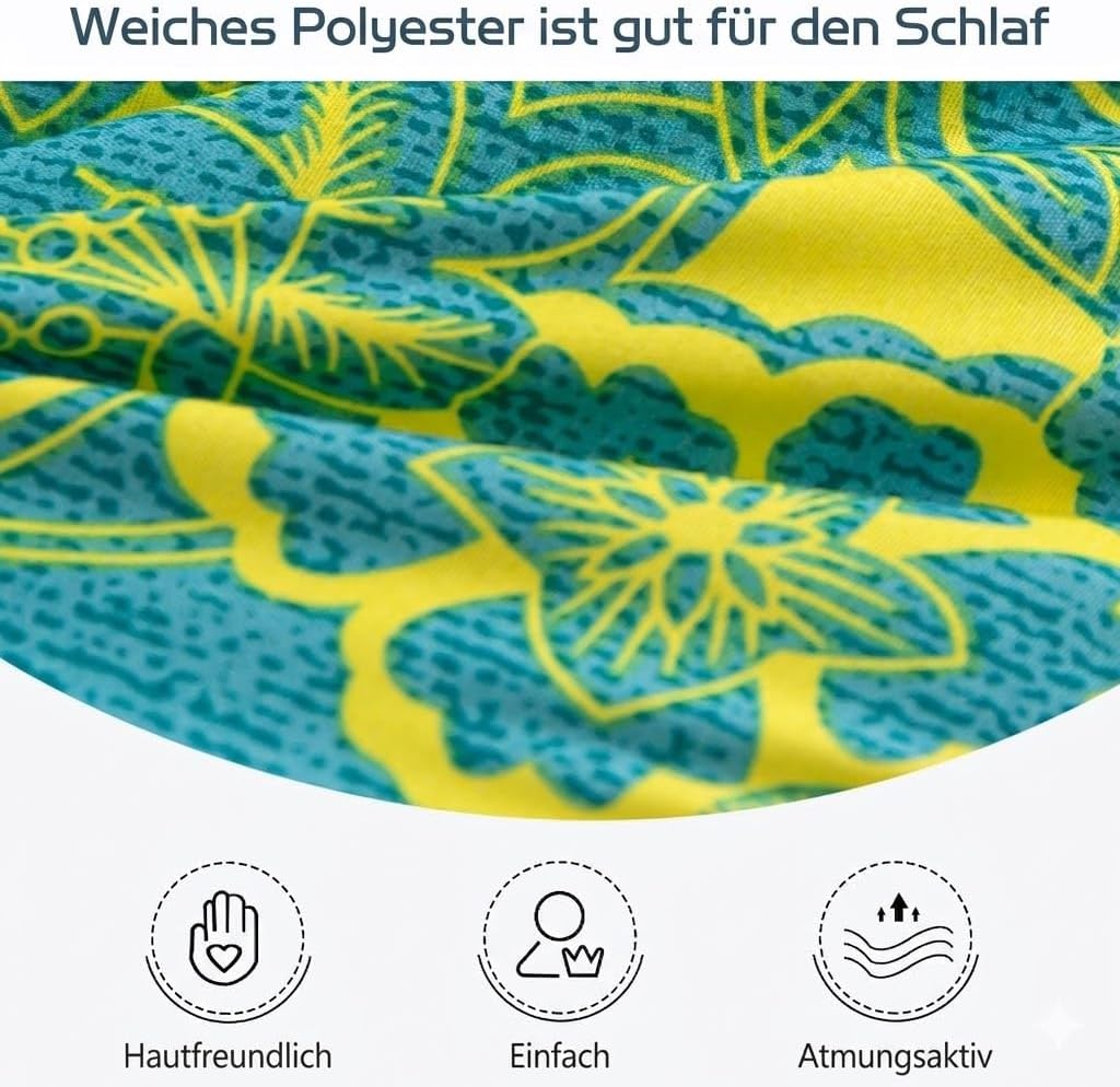 MAXYOYO Böhmische Retro Futon Matratze - Vintage Blumenmuster japanische Bodenmatratze - rollbar ver