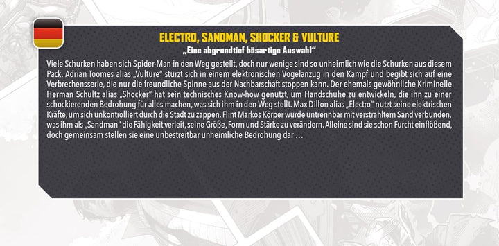 Atomic Mass Games, Marvel: Crisis Protocol – Electro, Sandman, Shocker & Vulture, Charakter-Erweiter