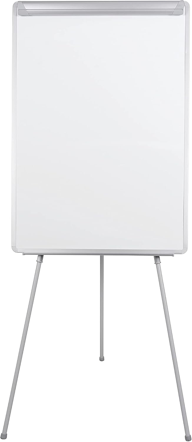 Bi-Office Dreibein Flipchart Grau, nicht-magnetisch, mit Stifteablage a1 ohne Arme, a1 ohne Arme