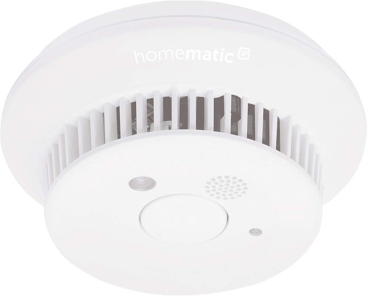 Homematic IP Smart Home 3er-Set Rauchwarnmelder mit Q-Label, Rauchmelder alarmiert lokal über die Si