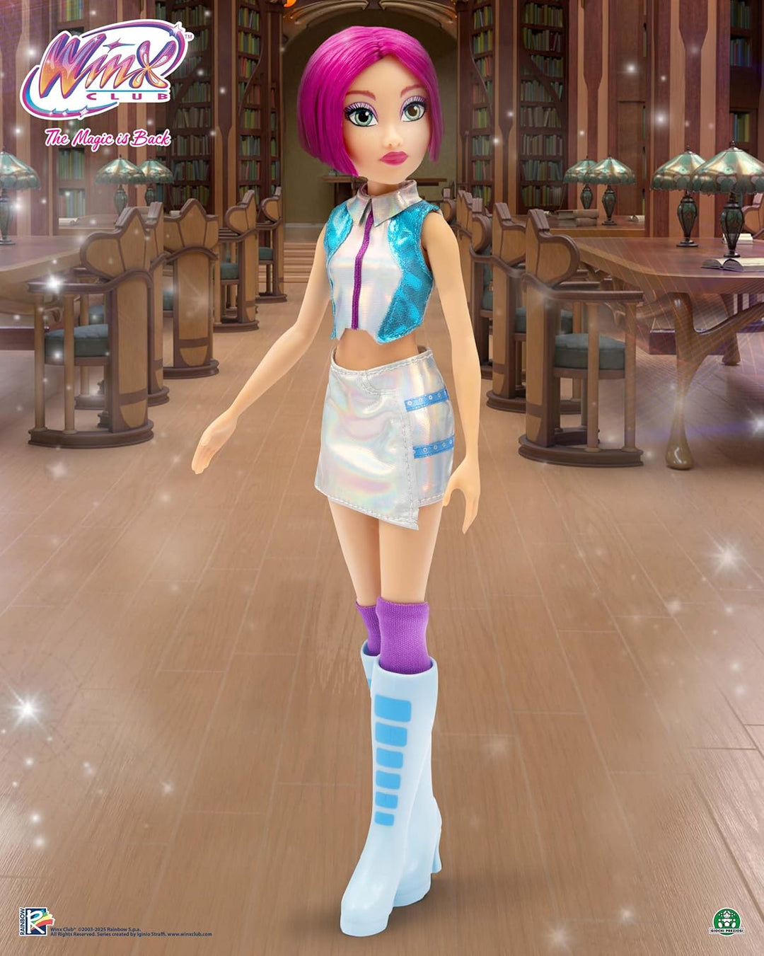 Winx Iconic Doll – Tecna with Signature Outfit & Articulated Joints – Classic 27cm Fashion Doll with