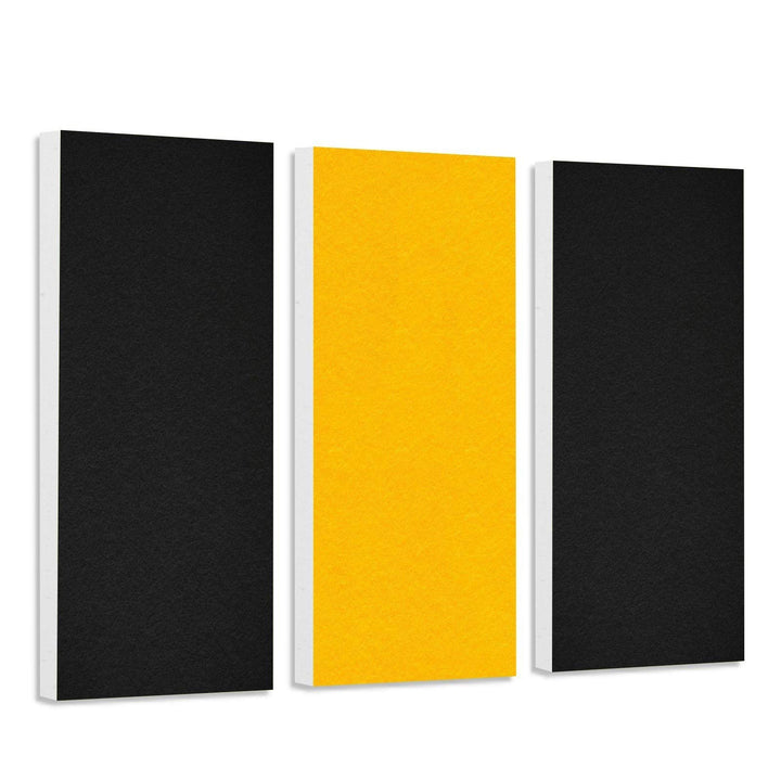 platino24 Schallabsorber COLORE aus Basotec G+ I Akustikpaneele mit Akustikfilz I 3 Wand-Paneele in