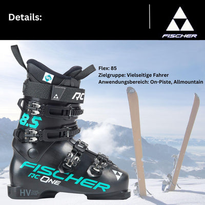 Fischer Damen Skischuhe Skistiefel Alpinskischuhe Alpin-Skistiefel Alpinstiefel RC One 8.5 - Grösse: