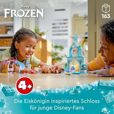 LEGO Disney Frozen Elsas Eispalast, Eiskönigin-Schloss-Spielzeug mit Prinzessin ELSA und Anna Puppen