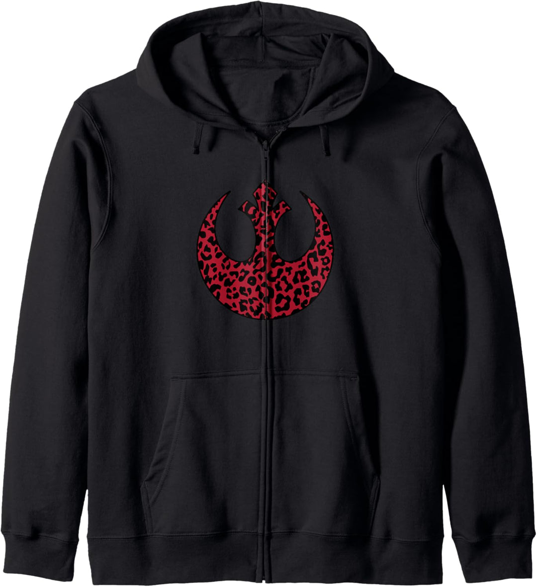 Star Wars Rebellion Emblem Cheetah Print Fill Kapuzenjacke