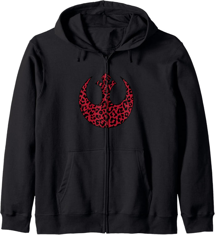 Star Wars Rebellion Emblem Cheetah Print Fill Kapuzenjacke