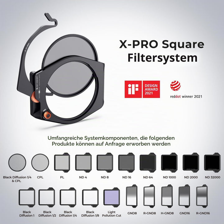 K&amp;F Concept Nano X-PRO Natural Night Filter Astroklar Nachtlicht Light Pollution Filter 100mm Rechte