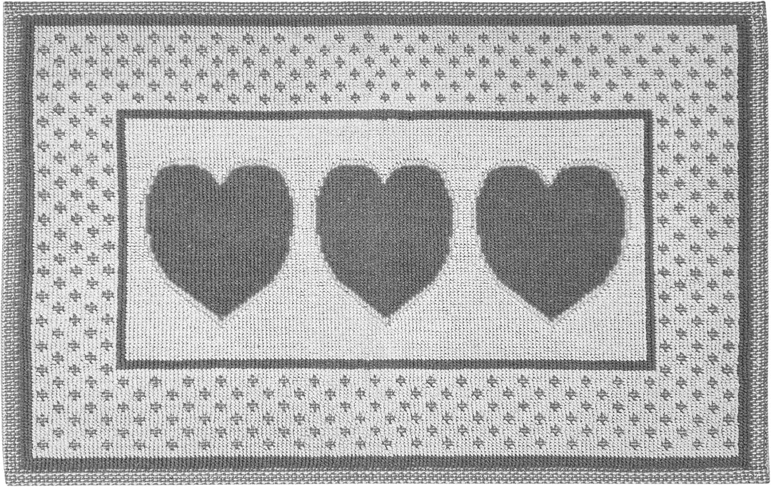 Badteppich rutschfest waschbar & weich - Ideal als Badematte, Badezimmerteppich oder Badvorleger - B