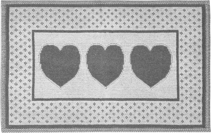 Badteppich rutschfest waschbar & weich - Ideal als Badematte, Badezimmerteppich oder Badvorleger - B