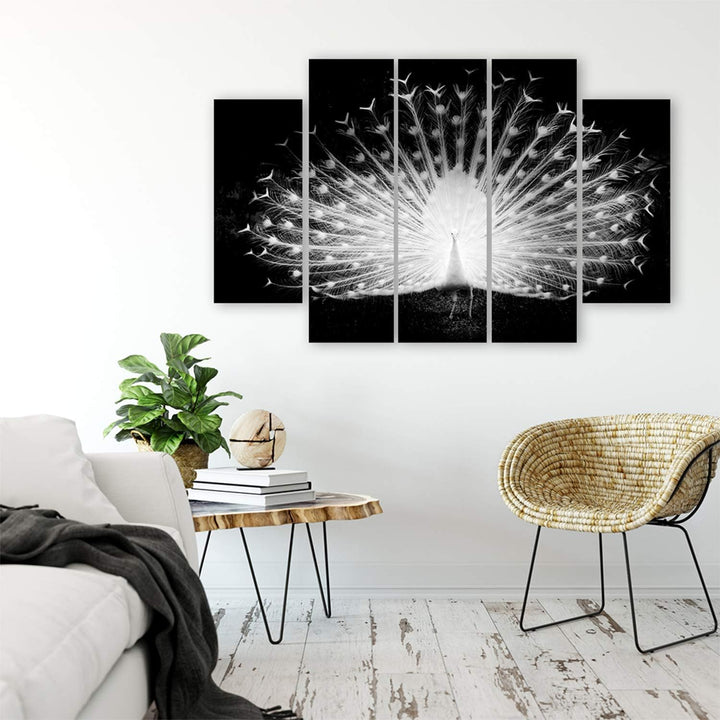 Feeby. Leinwandbild - 5 Teile - Bilder, Wand Bild, Wandbilder, Kunstdruck XXL, 5-Teilig, Typ B, 200x