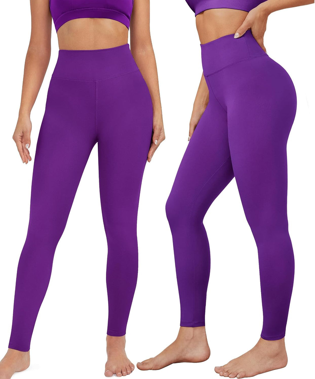 VALANDY Damen Weich Hosen-Set M-L 1er-pack, Violett, M-L 1er-pack, Violett