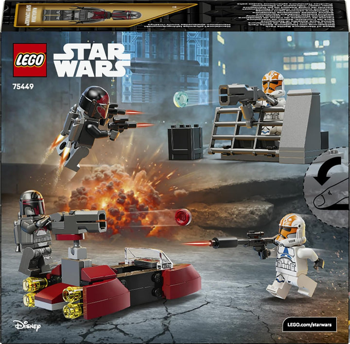 LEGO Star Wars 75449 Belagerung von Mandalore Battle Pack - Action-Spielzeug mit 2 Mandalorianer- &