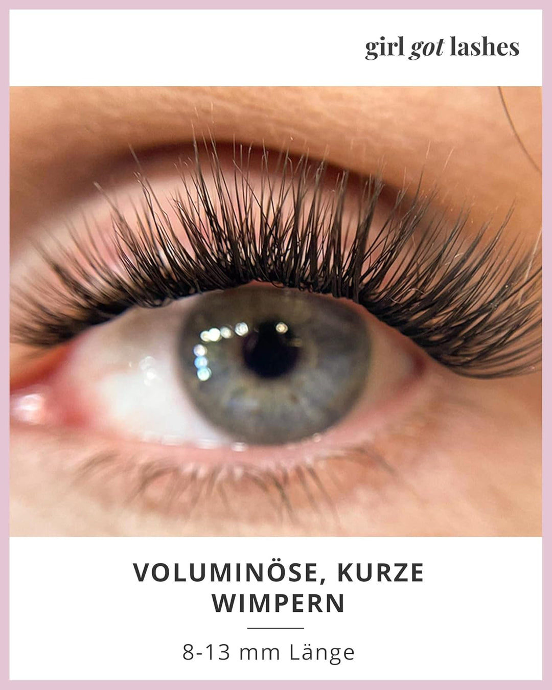 GirlGotLashes Grosse Boxen Eye Candy Handgemachte Wimpernextensions Wimpernverlängerung für Zuhause