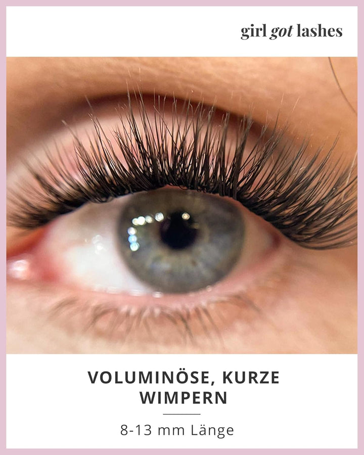 GirlGotLashes Grosse Boxen Eye Candy Handgemachte Wimpernextensions Wimpernverlängerung für Zuhause