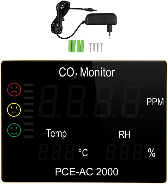 PCE Instruments Gasmessgerät PCE-AC 2000 für Personenschutz in geschlossenen Räumen